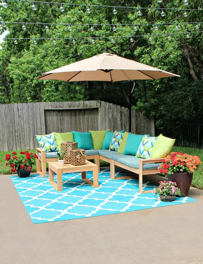 Patio Makeover on a Bduget