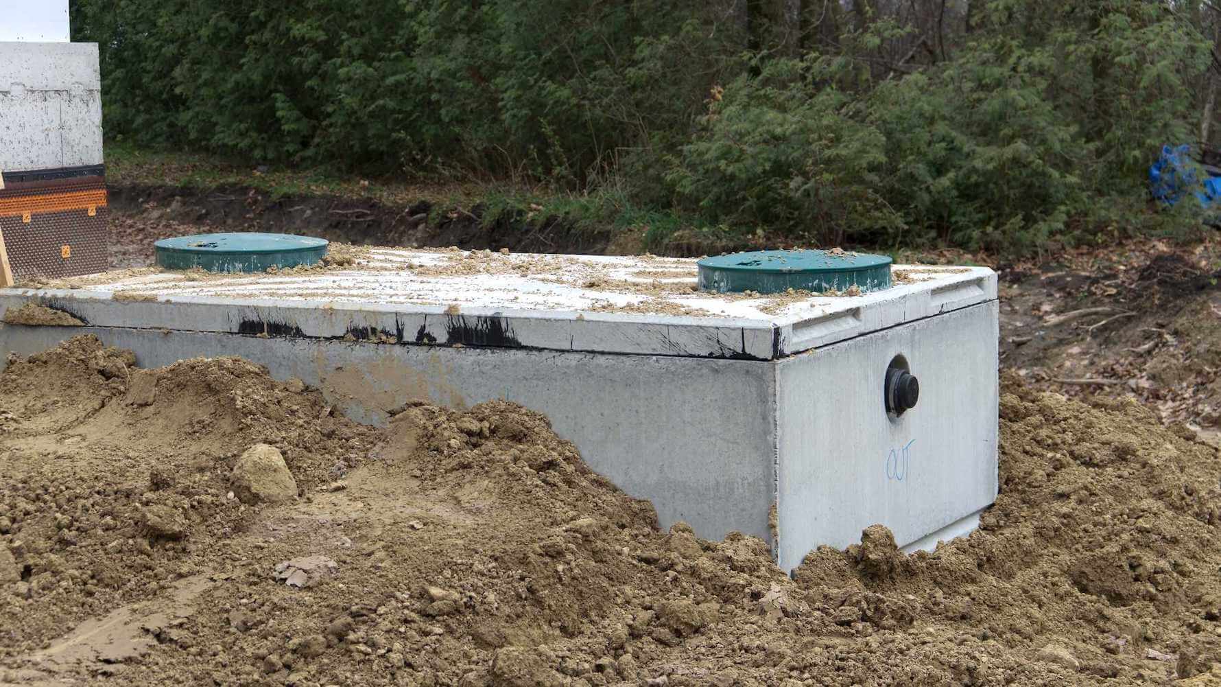 How to find a septic tank - Photo of how does a septic tank look like