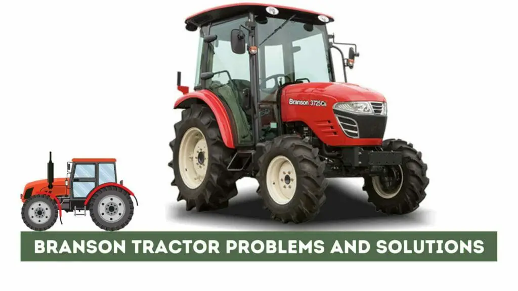 Photo of a red Branson tractor. Branson Tractor Problems And Solutions