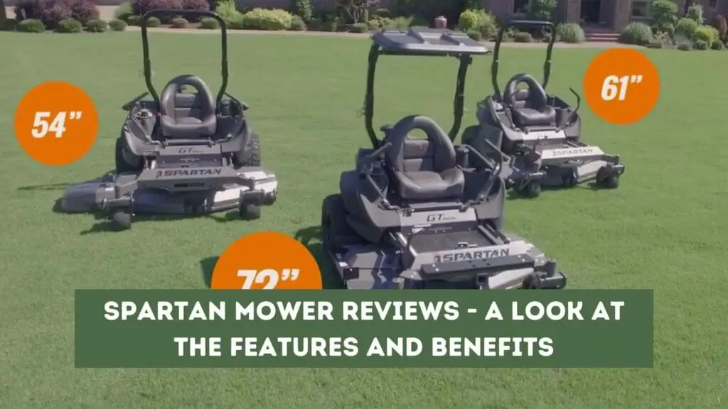 Photo of three different models of Spartan mowers. Spartan Mower Reviews